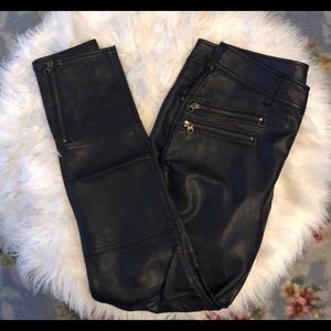 Free People Skinny Vegan leather pants